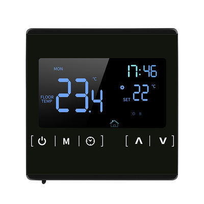 качество  Warm Time Display LCD Touch Screen Floor Heating Room Thermostat AC85-240V Water Heating Temperature Controller завод