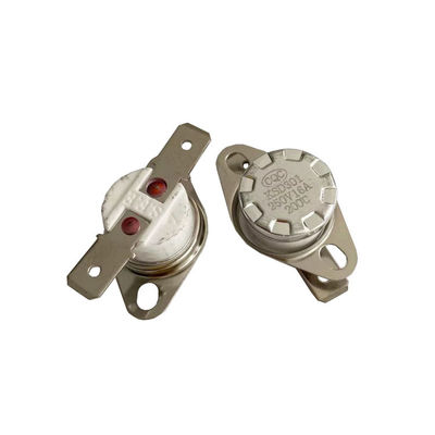 качество  CQC KSD301/302 Ceramic Jump Thermostat 16A 250V 40~260C Sudden Normally Closed Normally Closed Thermal Switch завод